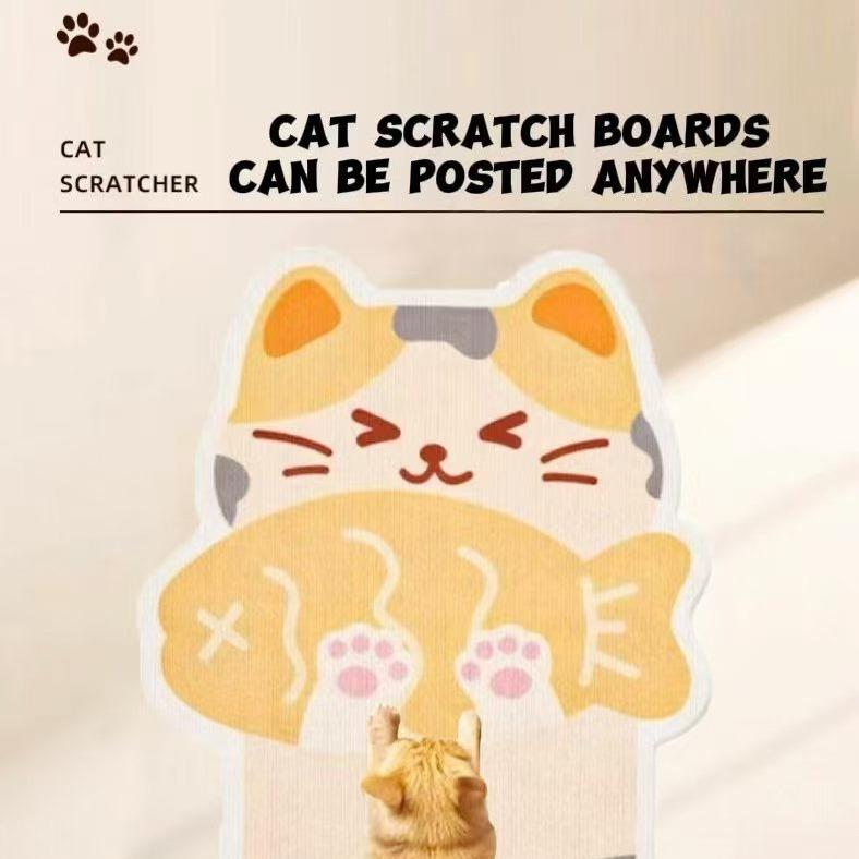 Greedy Cat Wall Scratcher