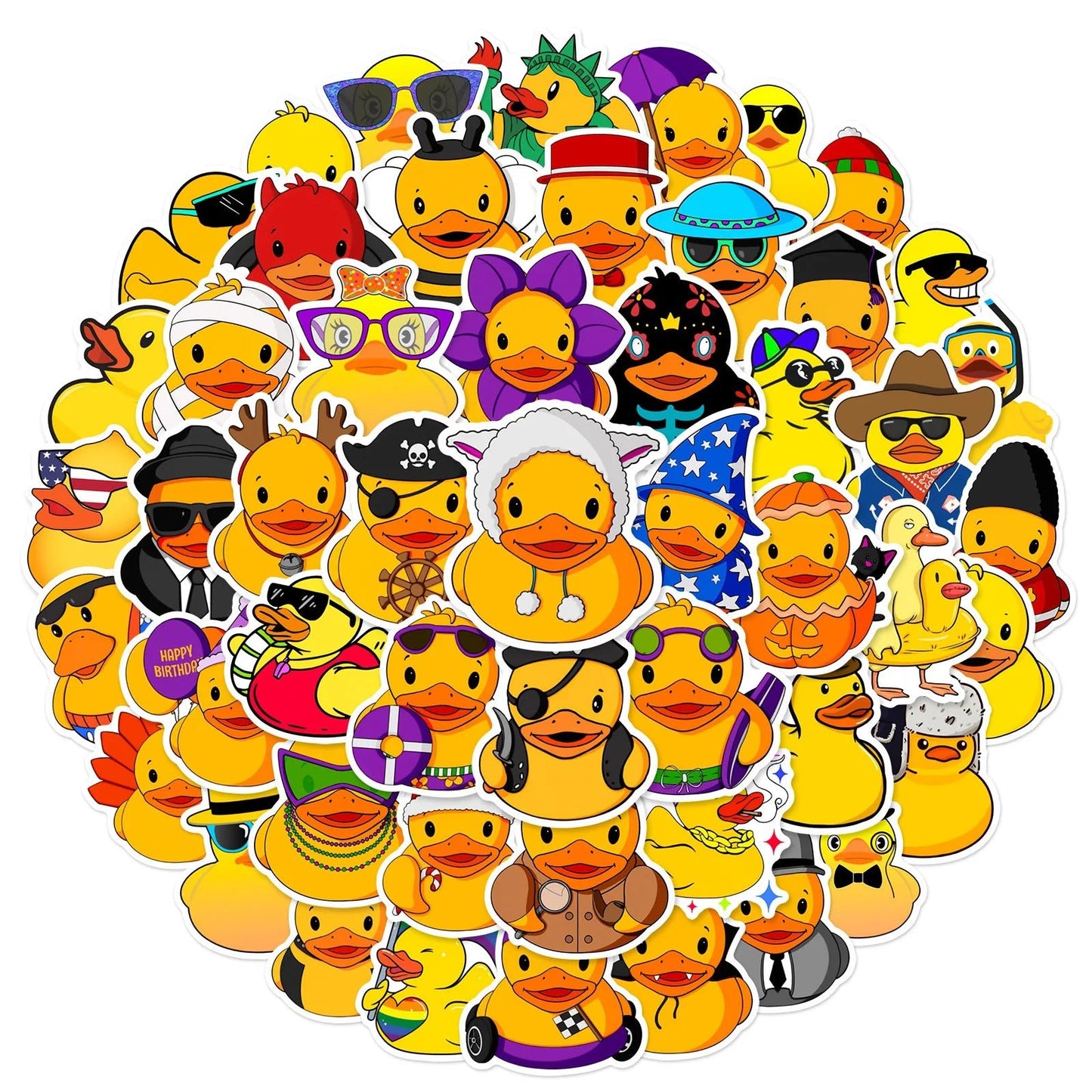 50 Duck Stickers - Klerive