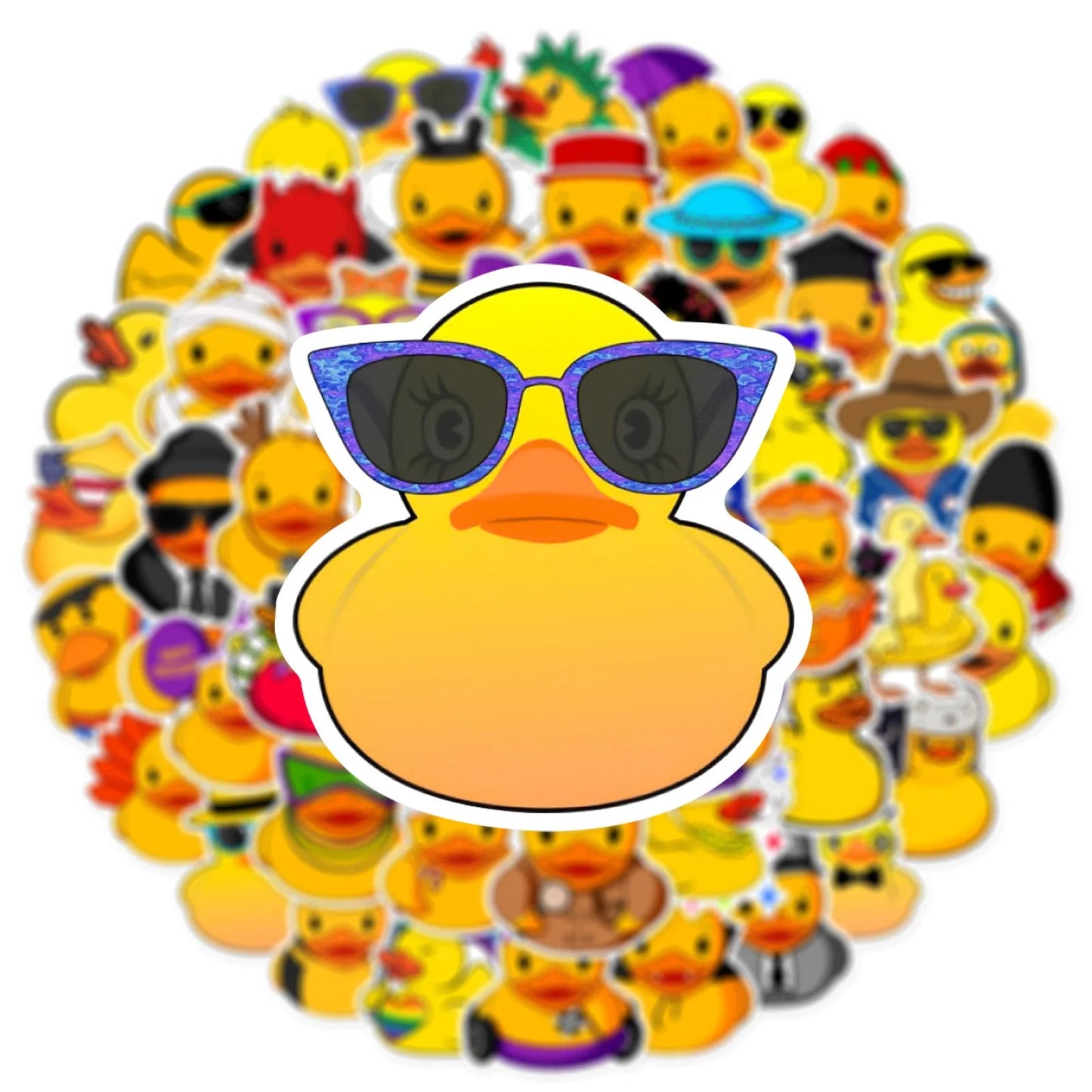 50 Duck Stickers - Klerive