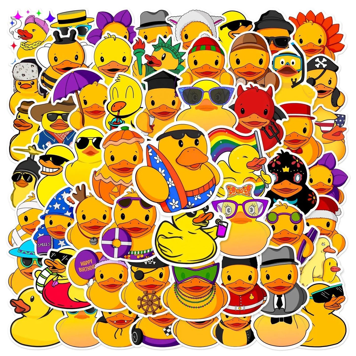 50 Duck Stickers - Klerive