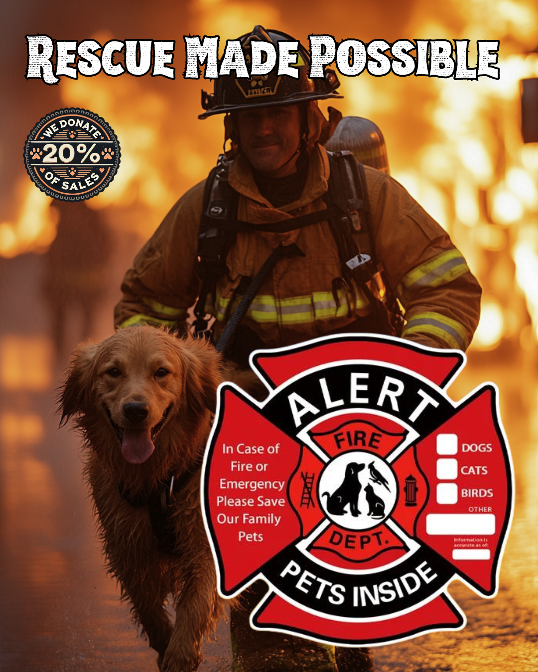 Pet Alert Stickers