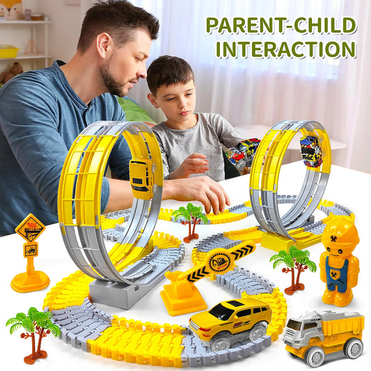 Construction Magnetic Car Set