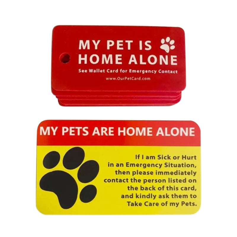 Emergency Pet Info Card